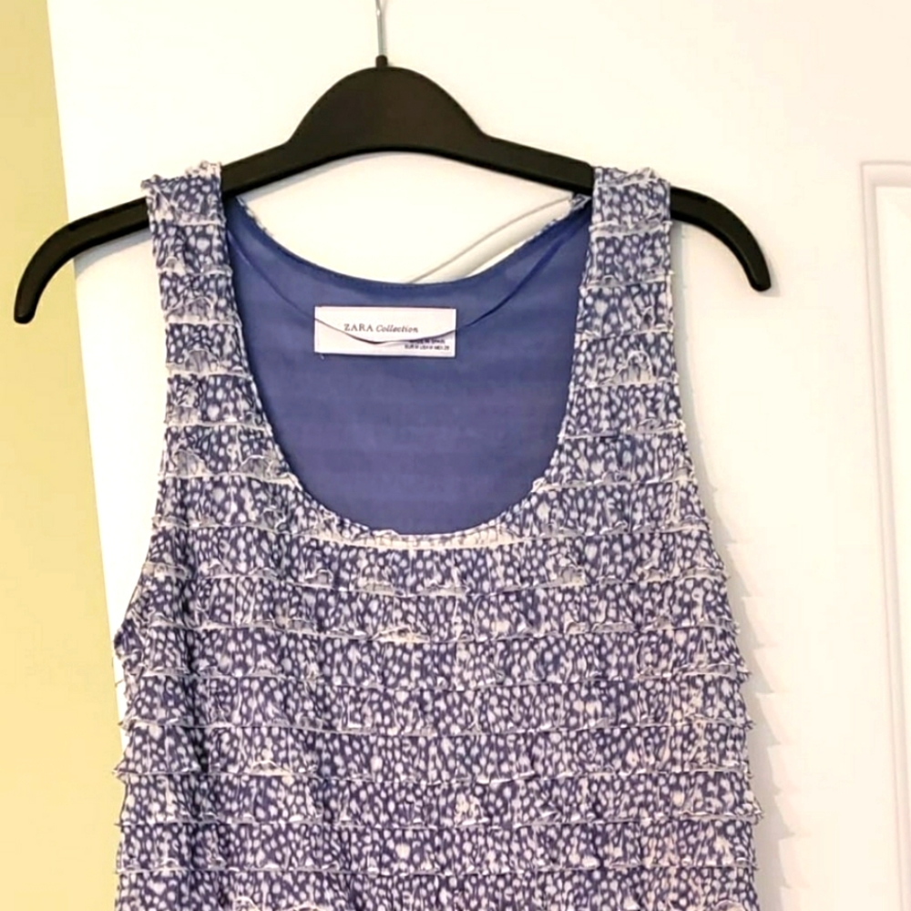 Zara ruffle dress
